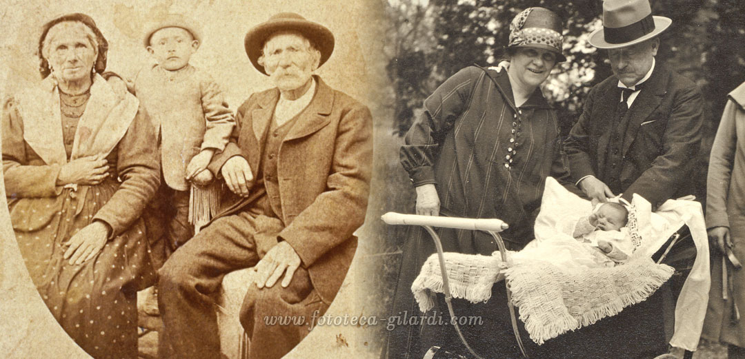 Fotografie di famiglia: accurata selezione di anonimi testimoni della storia e del costume, nel tempo ©Fototeca Gilardi