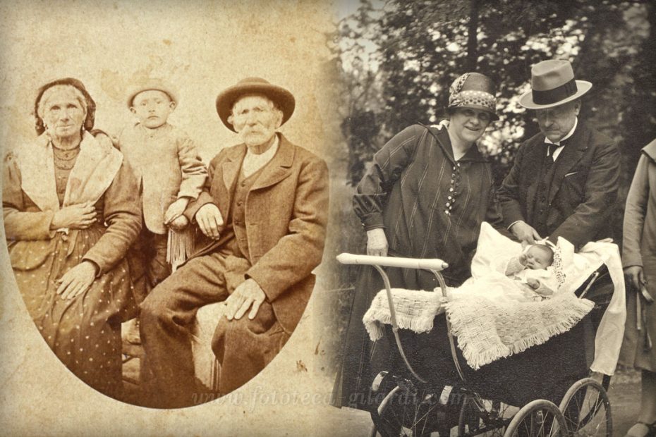 Fotografie di famiglia: accurata selezione di anonimi testimoni della storia e del costume, nel tempo ©Fototeca Gilardi